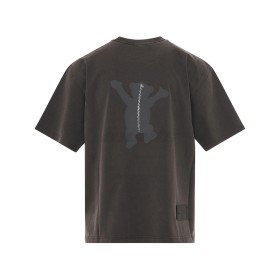 WE11DONE Teddy Logo Tee Charcoal
