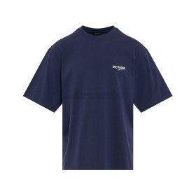 WE11DONE Basic 1506 Logo Tee Navy